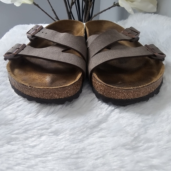 BIRKENSTOCK Yao Birko-Flor Birkibuc Sandals - Picture 6 of 11